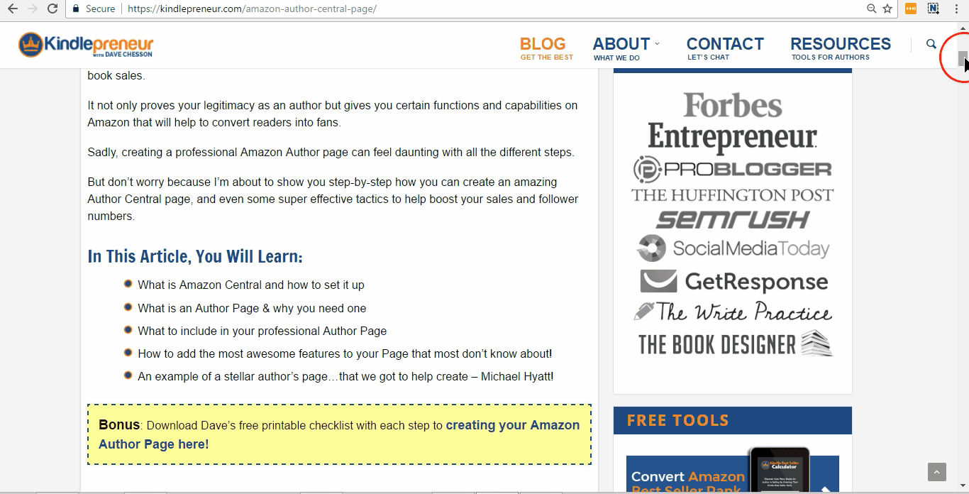 Kindlepreneur uses OptinMonster MonsterLinks to launch content upgrade - OptinMonster Kindlepreneur uses OptinMonster MonsterLinks to launch content upgrades