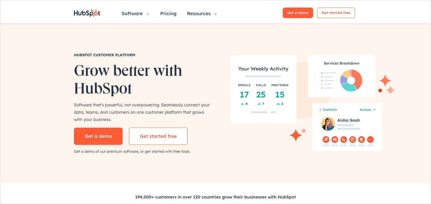 hubspot-homepage - OptinMonster Hubspot homepage