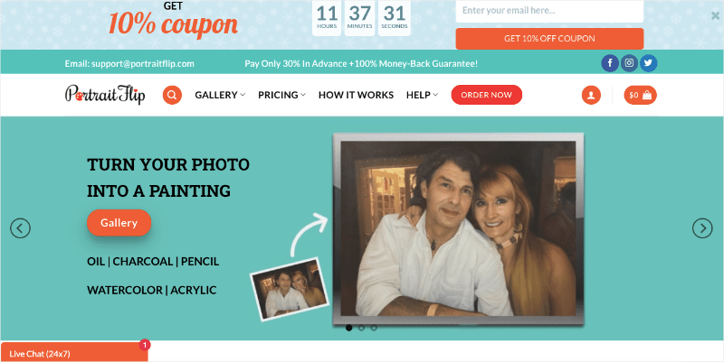 portraitflip homepage-min - OptinMonster portraitflip homepage