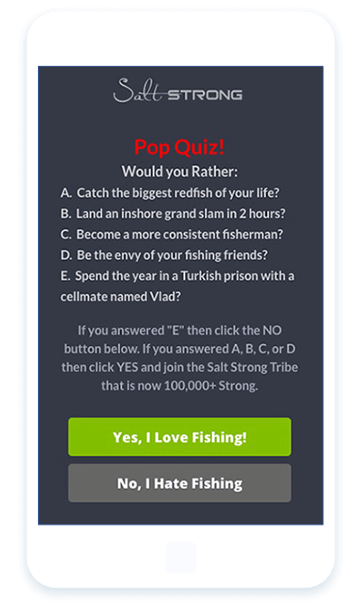 saltstrong-optinmonster-mobile-optin-slidein-1 - OptinMonster Salt Strong uses slide in optins to avoid the Google mobile penalty
